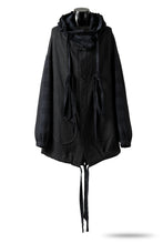 画像をギャラリービューアに読み込む, SOSNOVSKA exclusive COMBINED HOODIE JACKET (BLACK x CHECK)