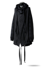 画像をギャラリービューアに読み込む, SOSNOVSKA exclusive COMBINED HOODIE JACKET (BLACK x CHECK)