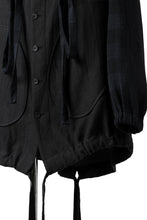 画像をギャラリービューアに読み込む, SOSNOVSKA exclusive COMBINED HOODIE JACKET (BLACK x CHECK)