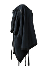 画像をギャラリービューアに読み込む, SOSNOVSKA exclusive COMBINED HOODIE JACKET (BLACK x CHECK)