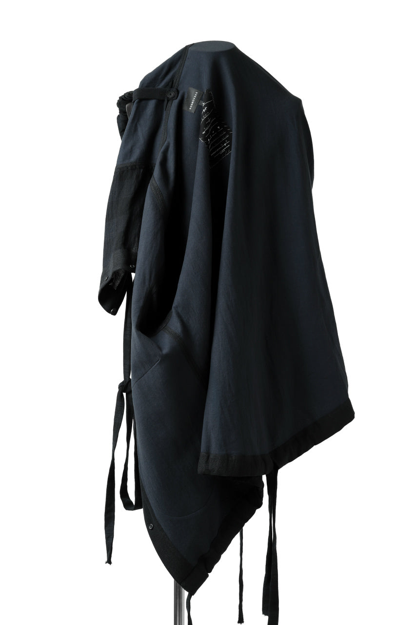 画像をギャラリービューアに読み込む, SOSNOVSKA exclusive COMBINED HOODIE JACKET (BLACK x CHECK)