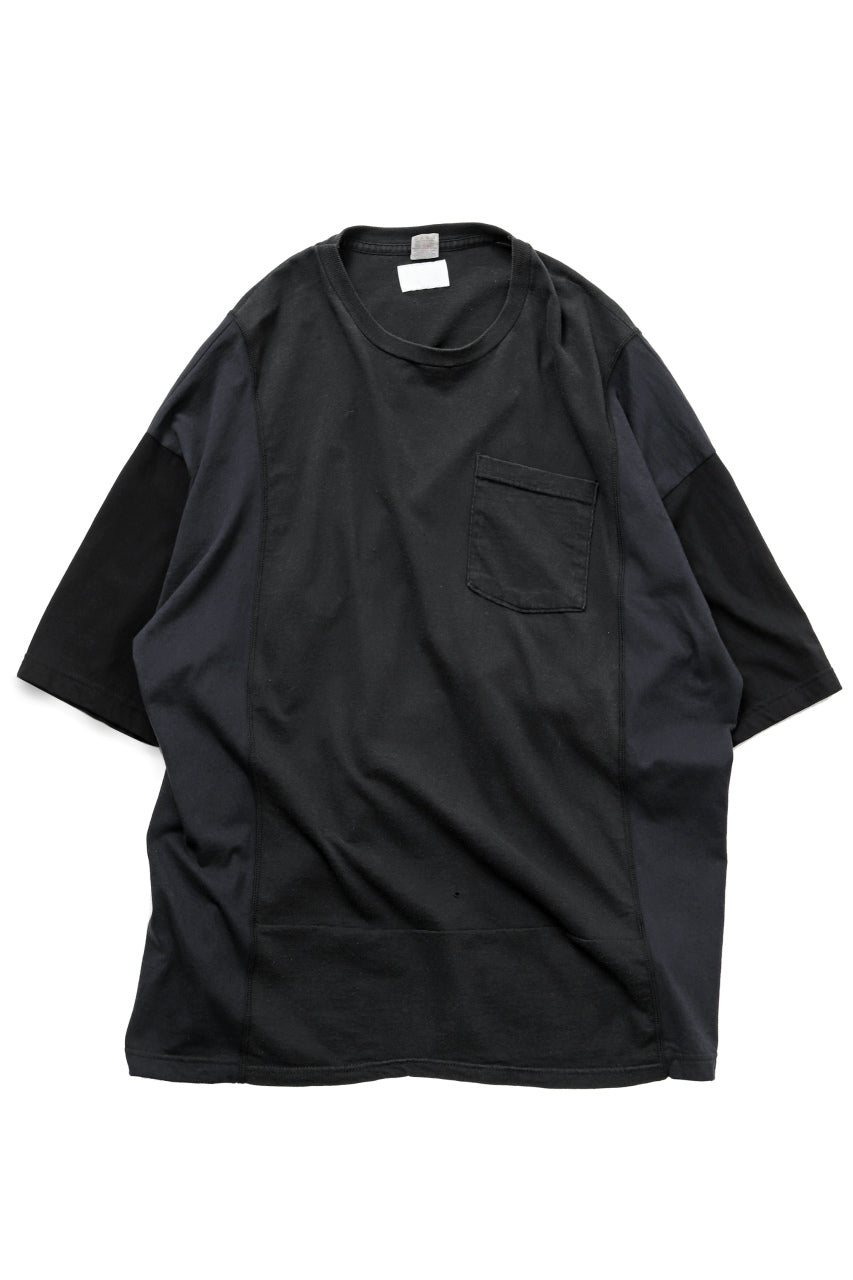 画像をギャラリービューアに読み込む, CHANGES VINTAGE REMAKE MULTI PANEL POC TEE (BLACK #D)