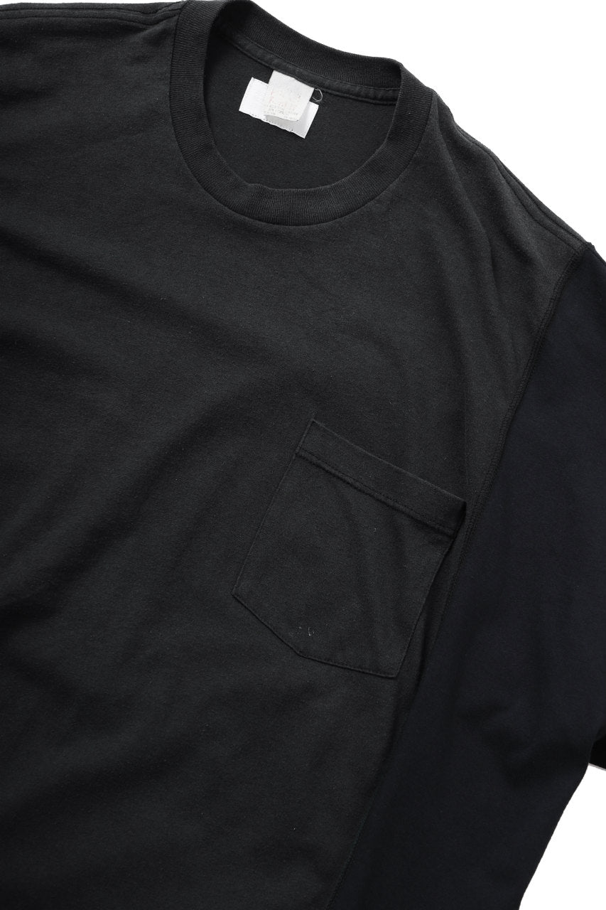 画像をギャラリービューアに読み込む, CHANGES VINTAGE REMAKE MULTI PANEL POC TEE (BLACK #C)