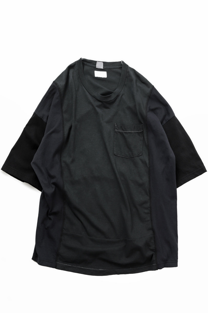 画像をギャラリービューアに読み込む, CHANGES VINTAGE REMAKE MULTI PANEL POC TEE (BLACK #B)