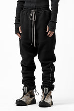 画像をギャラリービューアに読み込む, A.F ARTEFACT "FLUFFY" EMBROIDERED TRACK PANTS / BomberFLEECE (BLACK)