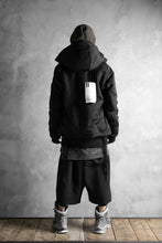 画像をギャラリービューアに読み込む, 11 BY BORIS BIDJAN SABERI PADDED HOODIE JACKET "J17-F-1323" (BLACK)