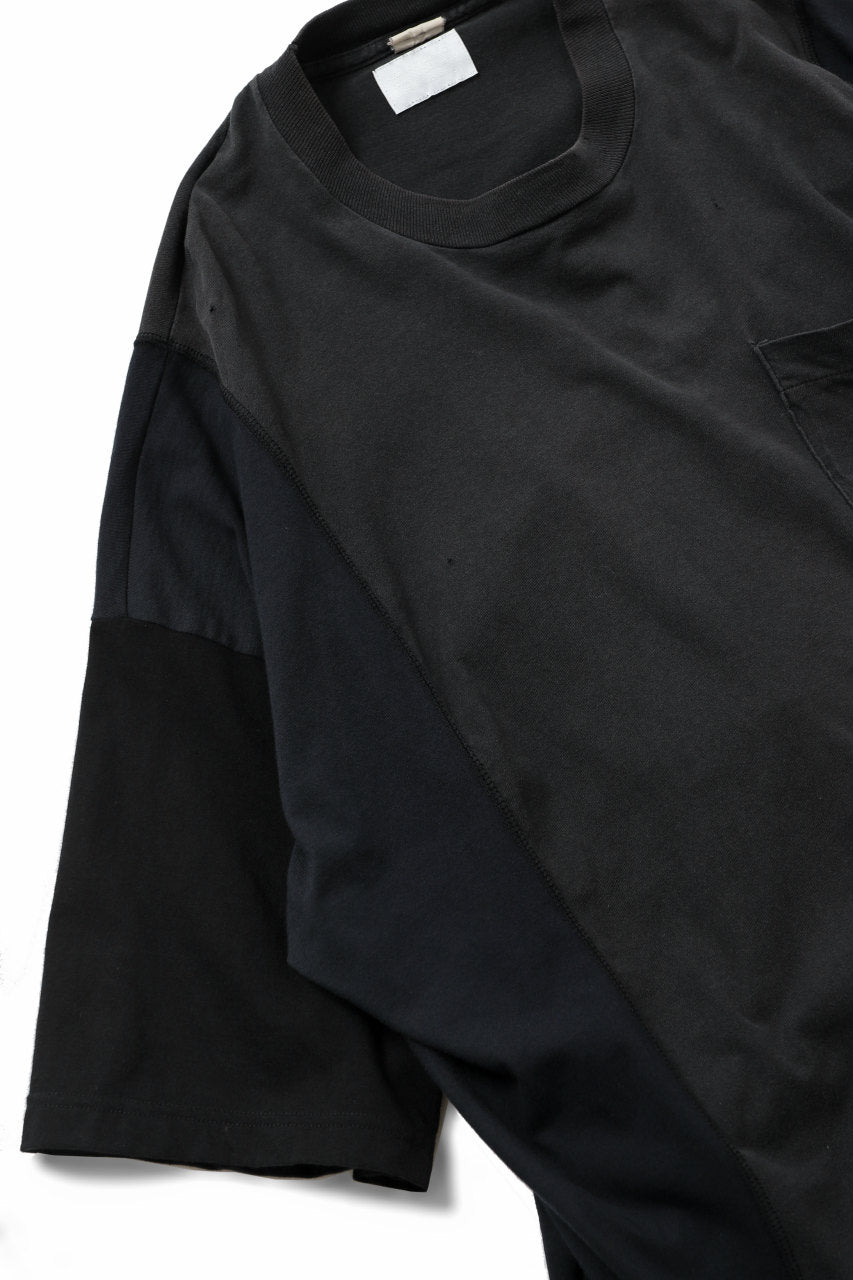 画像をギャラリービューアに読み込む, CHANGES VINTAGE REMAKE MULTI PANEL POC TEE (BLACK #A)