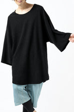 画像をギャラリービューアに読み込む, ISAMU KATAYAMA BACKLASH OVER FIT CUT & SEWN / RANDOM PILE FABRIC (BLACK)