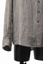 画像をギャラリービューアに読み込む, COLINA MINIMAL SHIRT / LINEN LOOSE HERRINGBONE (GREIGE)