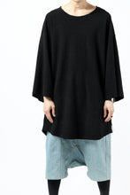 画像をギャラリービューアに読み込む, ISAMU KATAYAMA BACKLASH OVER FIT CUT & SEWN / RANDOM PILE FABRIC (BLACK)