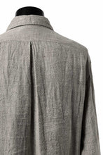 画像をギャラリービューアに読み込む, COLINA MINIMAL SHIRT / LINEN LOOSE HERRINGBONE (GREIGE)