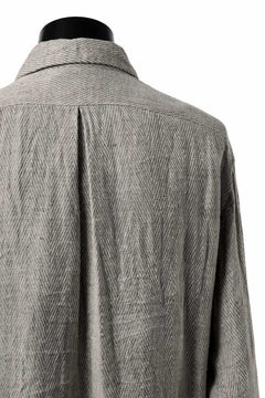画像をギャラリービューアに読み込む, COLINA MINIMAL SHIRT / LINEN LOOSE HERRINGBONE (GREIGE)