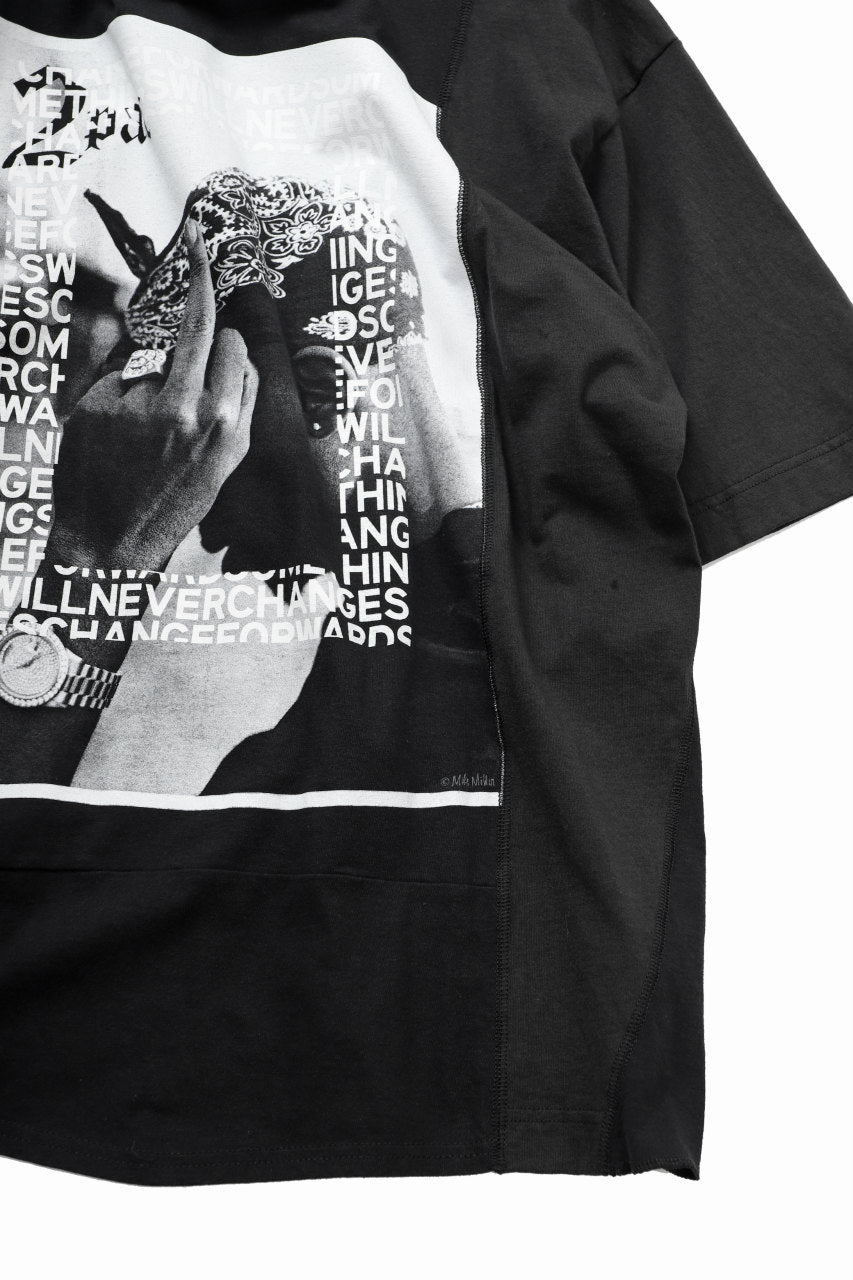 画像をギャラリービューアに読み込む, CHANGES VINTAGE REMAKE MULTI PANEL BAND TEE (BLACK #C)