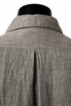 画像をギャラリービューアに読み込む, COLINA MINIMAL SHIRT / LINEN LOOSE HERRINGBONE (GREIGE)