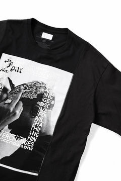 画像をギャラリービューアに読み込む, CHANGES VINTAGE REMAKE MULTI PANEL BAND TEE (BLACK #C)