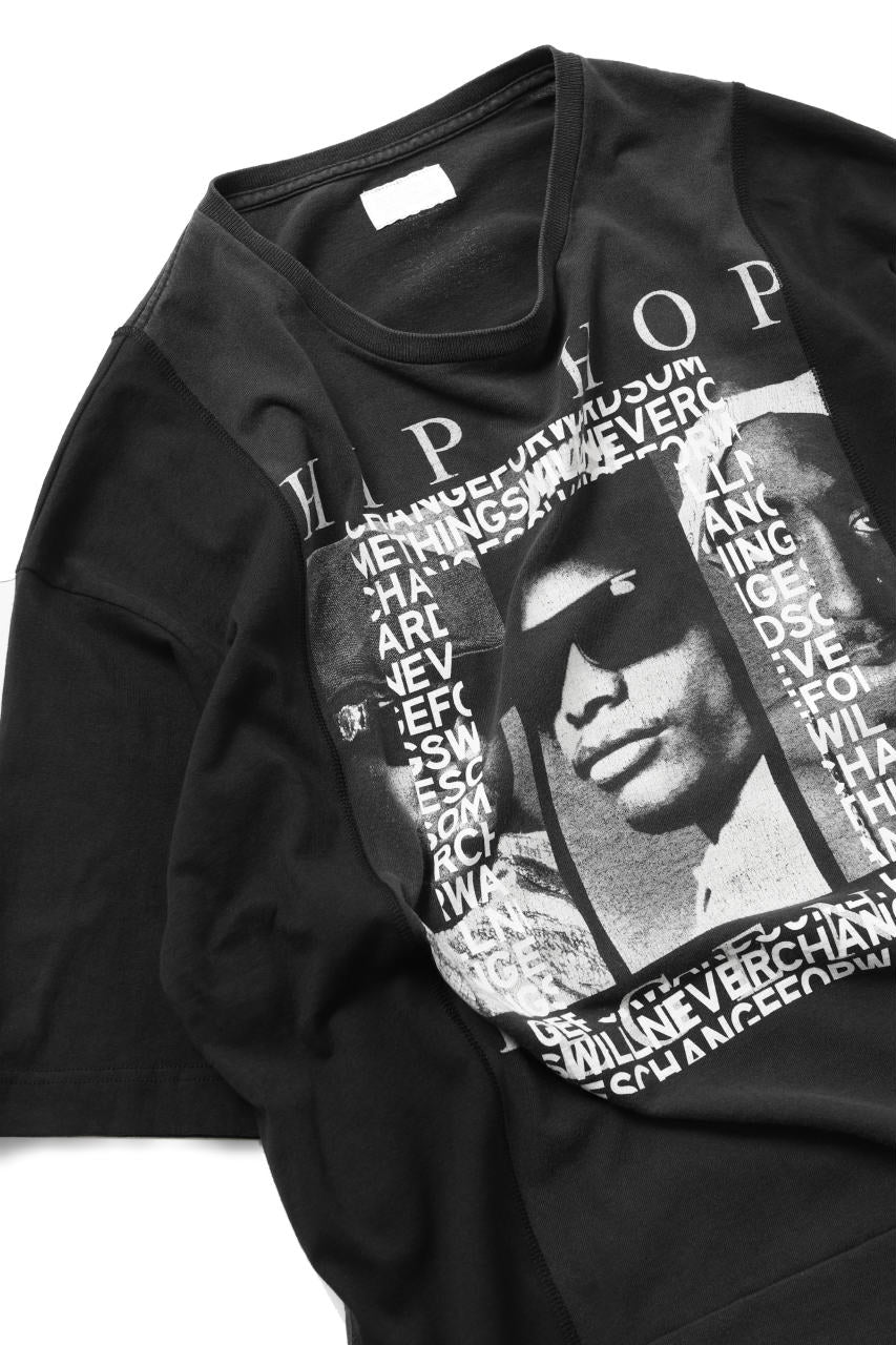 画像をギャラリービューアに読み込む, CHANGES VINTAGE REMAKE MULTI PANEL BAND TEE (BLACK #B)