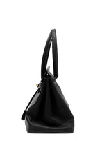 Load image into Gallery viewer, DEFORMATER.® TRAVEL BAG / SMOOTH COWHIDE (BLACK / GOLD PARTS)