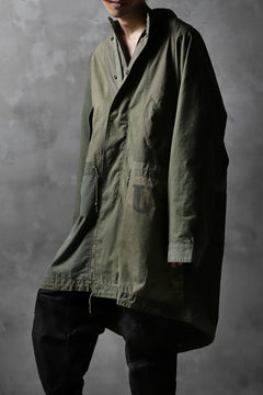 画像をギャラリービューアに読み込む, CHANGES VINTAGE REMAKE OVERSIZED MILITARY COAT (KHAKI #B)