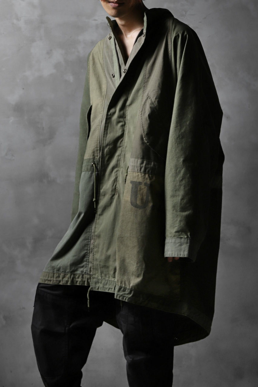 画像をギャラリービューアに読み込む, CHANGES VINTAGE REMAKE OVERSIZED MILITARY COAT (KHAKI #B)
