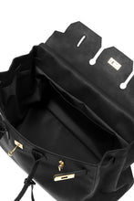 Load image into Gallery viewer, DEFORMATER.® TRAVEL BAG / SMOOTH COWHIDE (BLACK / GOLD PARTS)