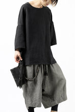 画像をギャラリービューアに読み込む, ISAMU KATAYAMA BACKLASH SOFT LINEN PULLOVER SHIRT (BLACK)