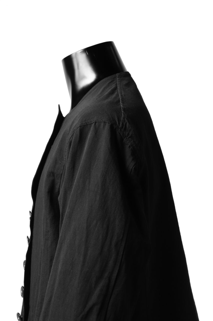 画像をギャラリービューアに読み込む, KLASICA VESSER(NW) WORK JACKET / TRI MIX HIGH DENSITY PLAIN (BLACK)