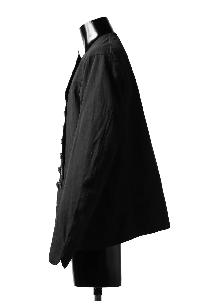 画像をギャラリービューアに読み込む, KLASICA VESSER(NW) WORK JACKET / TRI MIX HIGH DENSITY PLAIN (BLACK)