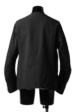 画像をギャラリービューアに読み込む, KLASICA VESSER(NW) WORK JACKET / TRI MIX HIGH DENSITY PLAIN (BLACK)