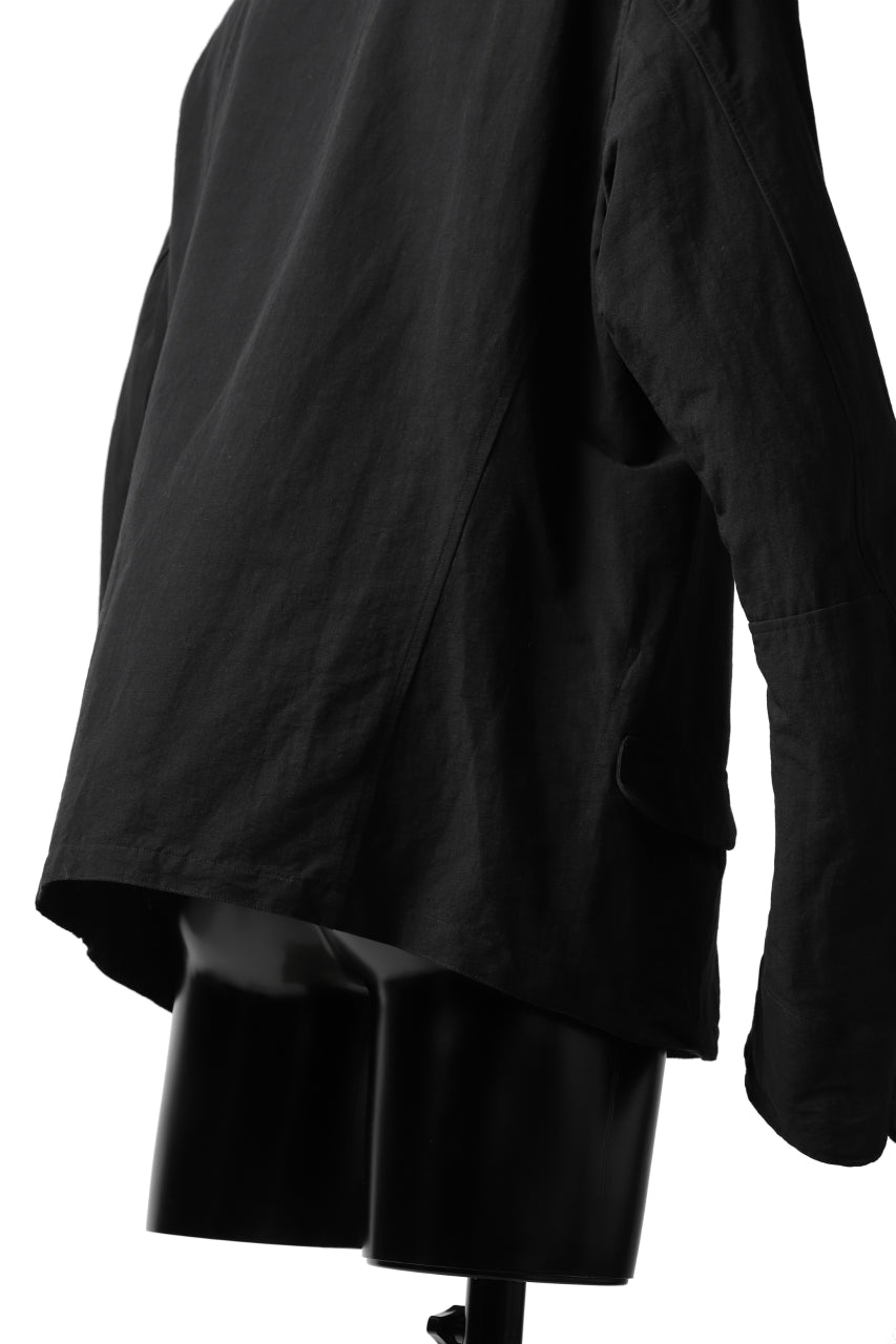 画像をギャラリービューアに読み込む, KLASICA VESSER(NW) WORK JACKET / TRI MIX HIGH DENSITY PLAIN (BLACK)