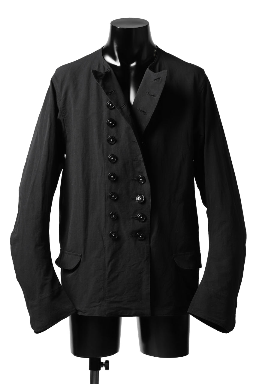 画像をギャラリービューアに読み込む, KLASICA VESSER(NW) WORK JACKET / TRI MIX HIGH DENSITY PLAIN (BLACK)