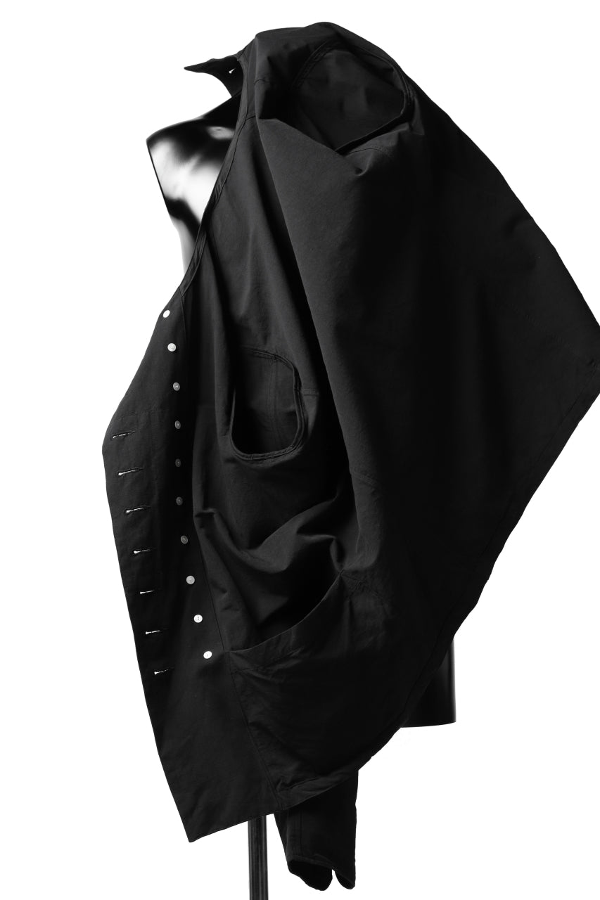 画像をギャラリービューアに読み込む, KLASICA VESSER(NW) WORK JACKET / TRI MIX HIGH DENSITY PLAIN (BLACK)