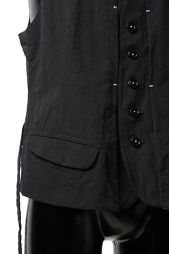 画像をギャラリービューアに読み込む, KLASICA REVOLT VEST / TRI MIX HIGH DENSITY PLAIN (BLACK)