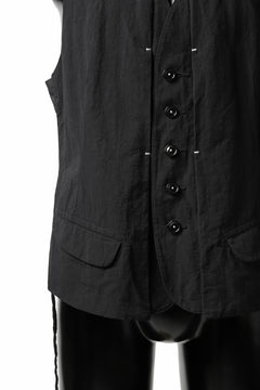 画像をギャラリービューアに読み込む, KLASICA REVOLT VEST / TRI MIX HIGH DENSITY PLAIN (BLACK)