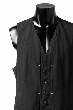 画像をギャラリービューアに読み込む, KLASICA REVOLT VEST / TRI MIX HIGH DENSITY PLAIN (BLACK)
