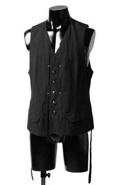 画像をギャラリービューアに読み込む, KLASICA REVOLT VEST / TRI MIX HIGH DENSITY PLAIN (BLACK)