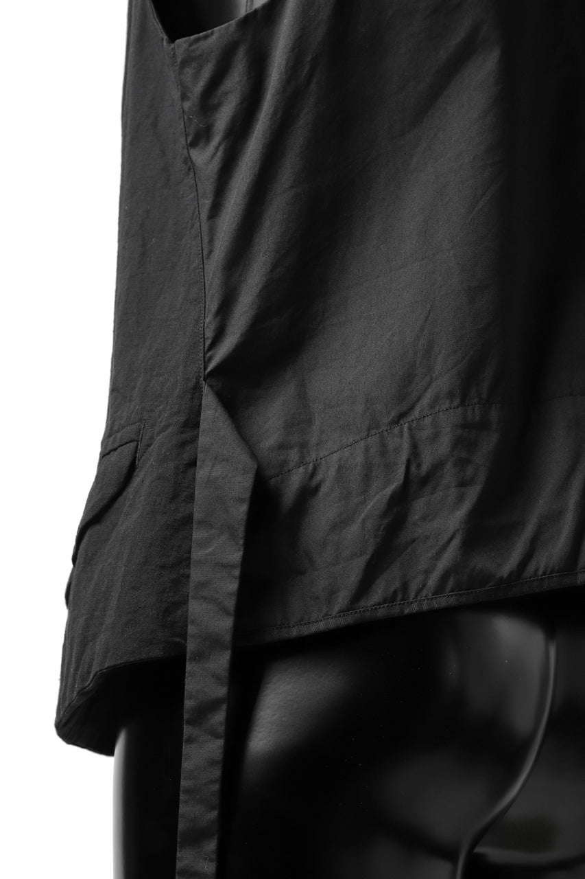 画像をギャラリービューアに読み込む, KLASICA REVOLT VEST / TRI MIX HIGH DENSITY PLAIN (BLACK)