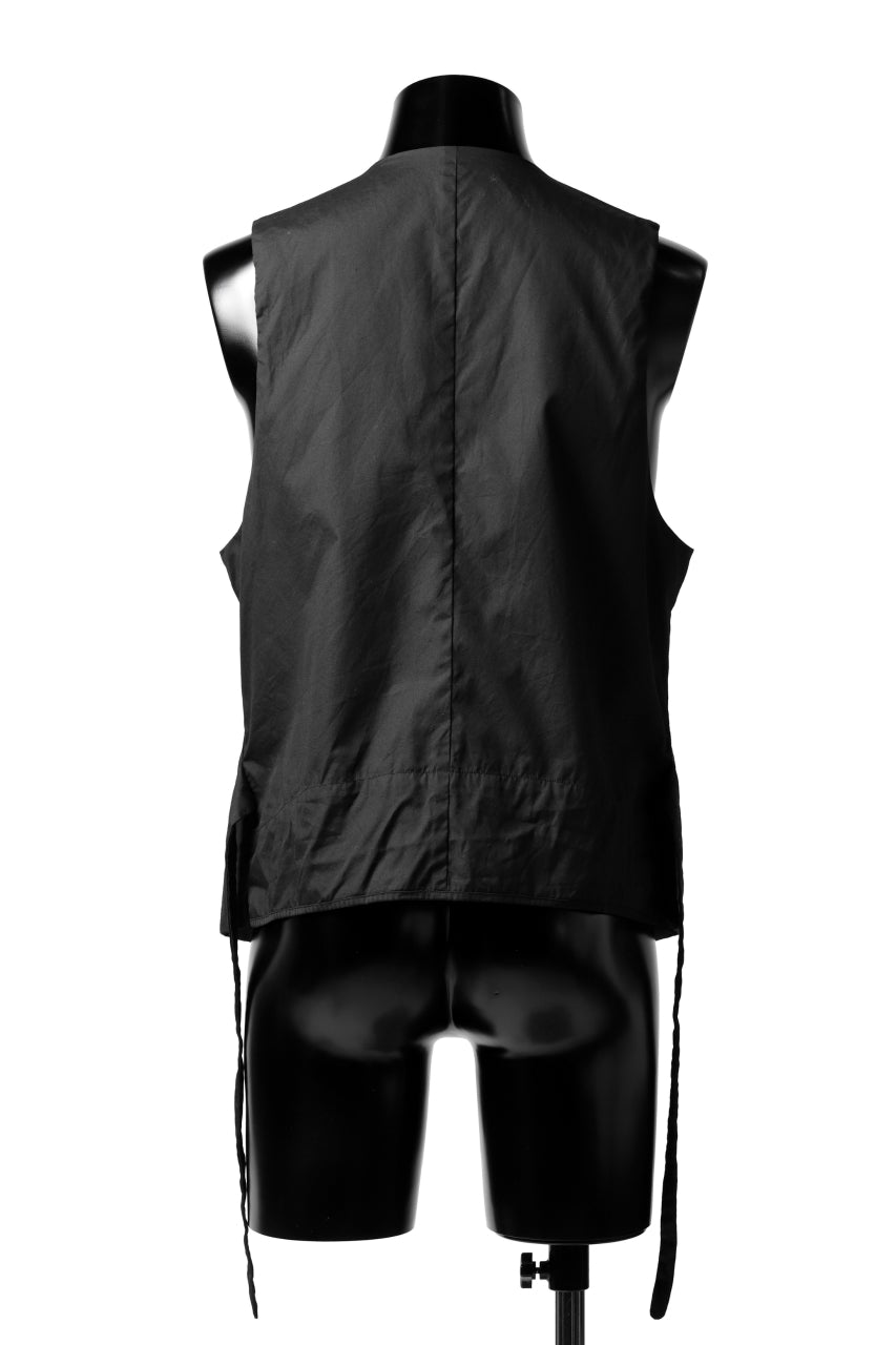 画像をギャラリービューアに読み込む, KLASICA REVOLT VEST / TRI MIX HIGH DENSITY PLAIN (BLACK)