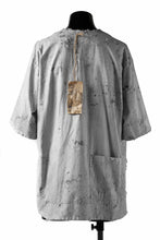 画像をギャラリービューアに読み込む, RESURRECTION x LOOM Re-production DYEING TUNICA TOPS (LIGHT GRAY)