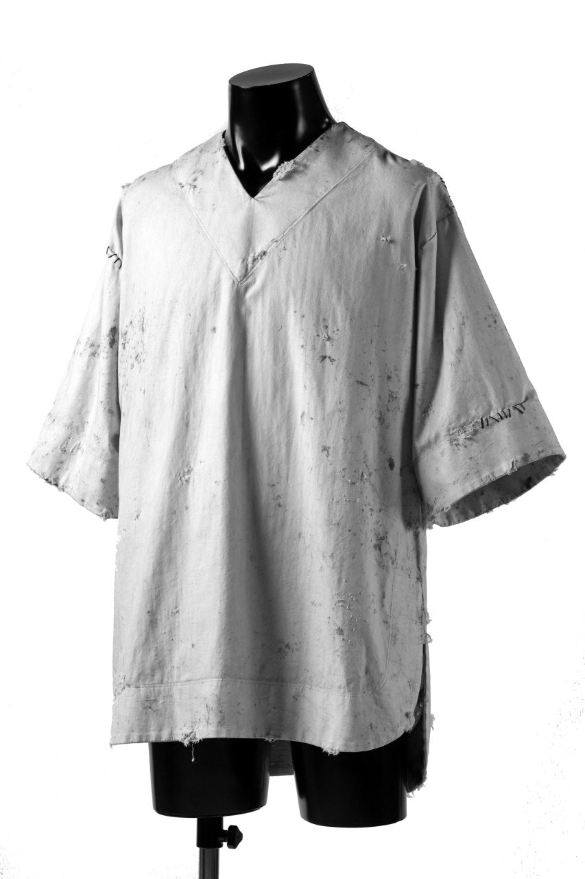 画像をギャラリービューアに読み込む, RESURRECTION x LOOM Re-production DYEING TUNICA TOPS (LIGHT GRAY)