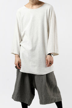 画像をギャラリービューアに読み込む, ISAMU KATAYAMA BACKLASH OVER FIT CUT & SEWN / RANDOM PILE FABRIC (BEIGE)