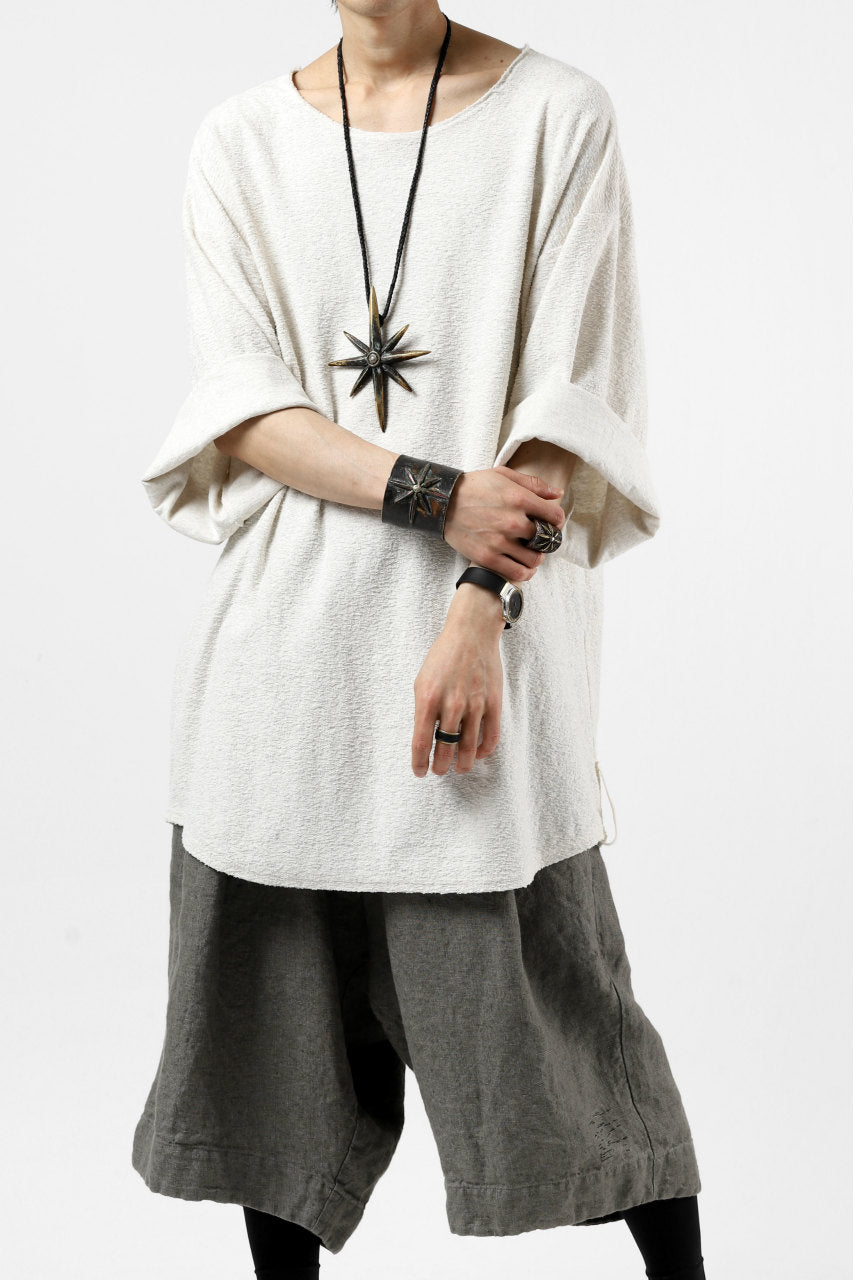 画像をギャラリービューアに読み込む, ISAMU KATAYAMA BACKLASH OVER FIT CUT & SEWN / RANDOM PILE FABRIC (BEIGE)
