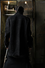 Load image into Gallery viewer, ISAMU KATAYAMA BACKLASH SUEDE COVER ALL BLOUSON / JAPAN CALF (WHITE TANNED / BLACK)