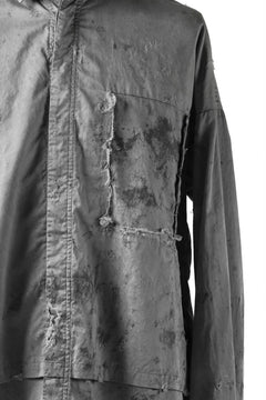 画像をギャラリービューアに読み込む, RESURRECTION x LOOM Re-production DYEING OVERFIT SHIRT (GRAY)