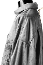 画像をギャラリービューアに読み込む, RESURRECTION x LOOM Re-production DYEING OVERFIT SHIRT (GRAY)
