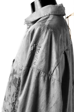 画像をギャラリービューアに読み込む, RESURRECTION x LOOM Re-production DYEING OVERFIT SHIRT (GRAY)