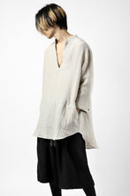 画像をギャラリービューアに読み込む, ISAMU KATAYAMA BACKLASH SOFT LINEN SKIPPER SHIRT (BEIGE)