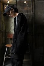 Load image into Gallery viewer, ISAMU KATAYAMA BACKLASH SUEDE COVER ALL BLOUSON / JAPAN CALF (WHITE TANNED / BLACK)