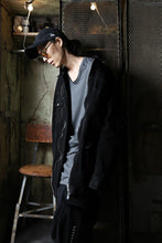 画像をギャラリービューアに読み込む, ISAMU KATAYAMA BACKLASH COVERALL JACKET / REVERSE CALF OBJECT DYED (BLACK)