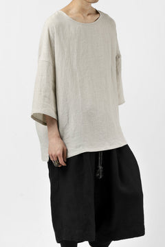 画像をギャラリービューアに読み込む, ISAMU KATAYAMA BACKLASH SOFT LINEN PULLOVER SHIRT (BEIGE)