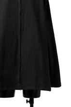 Load image into Gallery viewer, ISAMU KATAYAMA BACKLASH LONG SLEEVE PULLOVER SHIRT / DOBBY LINEN-COTTON (BLACK)